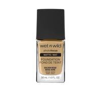 Wet n Wild Photo Focus Matte Foundation, Buildable High-Performing Liquid Makeup, Flash-Proof No White Cast and Pore-Blurring Finish, Amber Beige