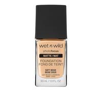 Wet n Wild, Photo Focus Foundation Matte, High-coverage Foundation with Light-adjusting Complex for a White Cast-free Effect and a Camera-ready Makeup, Matte Finish, Vegan, Soft Beige