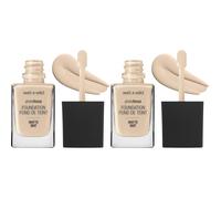 Wet n Wild Photo Focus Matte Liquid Foundation Neutral Soft Ivory, Vegan & Cruelty-Free (Pack of 2)