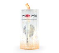 Wet n Wild Powder Perfection Kit, Clarifying Setting Powder and Powder Brush Make up Set, Long-Lasting Face Powder, Enriched with Hyaluronic Acid and Vitamin E, and a Soft-Bristle Makeup Brush