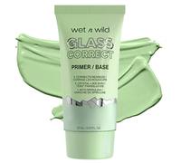 wet n wild Prime Focus Glass Skin Correct Primer Bright Crystal Finish, Green, 0.91 Fl Oz