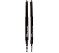 Wet n Wild, Ultimate Brow Retractable Pencil with Precision Triangular Tip - Pigmented Colour for Perfectly Defined Eyebrows, Medium Brown (Pack of 2)