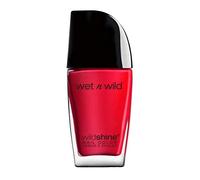 Wet n Wild, Wild Shine Nail Color, Quick Dry Nail Polish with High Shine Finish, Smooth Texture for Easy Application without Streaks or Clumps, Long-Lasting Formula, Precision Brush, Red Red