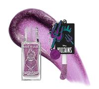 Wet n Wild x Disney Villains Pick Your Vice Plumping Lip Gloss, Volumizing Lip Tint with Keychain Charm, Glossy Sheer Color - Maleficent Inspired Makeup, Totally Twisted