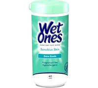 Wet Ones Sensitive Skin Hand Wipes: 40 Count Canister