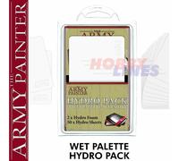 The Army Painter, Wet Palette, For Acrylic Paint, Incl. 50 Hydro Sheets, 2 Hydro Foams & Paint Brush Storage - For Miniature Painting, Dnd & Warhammer