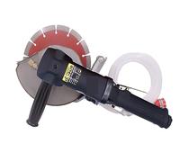 Wet Polisher, 7" Hand-Held Pneumatic Water Feed Cutting Tool for Stone Metal Tile Air Cutter Wet Stone Marble Granite Saw
