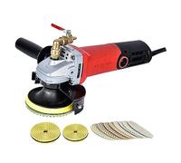 Wet Polisher, Electric Wet Stone Polisher Grinder Sander Buffing Machine Variable Speed Water Mill for Marble Granite Finish Polishing(860W Kit)