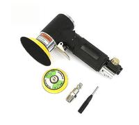 Wet Polisher, with 1/2/3 Inch Pad Mini Air Sander Pneumatic for Car Polishing High Speed Air Powered Polisher Air Tool Machine(Black air Sander Set)