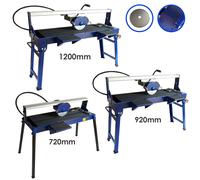 T-Mech Wet Sliding Tile Cutter Sawing Bench 1200mm 1400W Ceramics Porcelain Heavy Duty