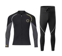 Wet Suit For Men 1.5MM Wetsuit Scuba Diving Suits Adult Wetsuit Back Zipper Long Sleeve Swimming Suit Kayak Surf Sports Swimwear Wetsuits(201 Suit,XL)