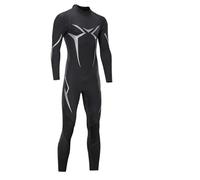 Wet Suit For Men Diving Suits For Men 3MM Wetsuit Spearfishing Wear Snorkeling Surfing And Swimming One Piece Set Keep Warm Wetsuits(MF307 Black,XXL)