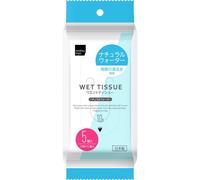 Wet Tissue Natural Water 10sheets x 5 General Wet Tissues (Portable) Made in Japan for safety and peace of mind. General