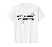 Wet Tshirt Contest Volunteer Spring Break Hot Summer Wet Value Graphic T-Shirt, Men, White, S