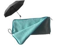 Wet Umbrella Bag - Super Absorbent Chenille Microfiber Sleeve with Zipper - Quick Dry Travel Umbrella Holder for Work School Office Car Bag Leakproof Storage Rain Protection