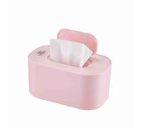 Wet Wipe Heater, 4060 Cold and Hot Temperature Control LED Display, 5V/2A Low Voltage Design, Portable Baby Wet Storage Box, Pink (Pink
