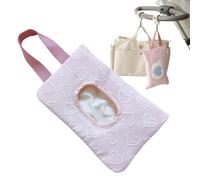 Wet Wipe Holder,Travel Wet Wipe Holder Bag - Large Capacity Napkin Storage Container, Dustproof Dispenser for Women Girl
