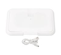 Wet Wipe Warmer Portable Reusable Constant Temperature Charging | Wet Wipes Dispenser for Just Born Little Tot Playroom Travel Out and About Diapering Everyday Home Outdoor