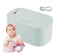 Wet Wipe Warmer, USB Baby Wipes Warmer Container, 20x12x9.5cm, Smart Temperature Control, Reusable Diaper Insulation Box, Travel Tissue Dispenser for Kids, Boys, Girls