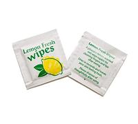 3X50 Lemon Scented Fresh Handy Wet Hand Wipe Takeway Travel Party Face Camping Food Tissue