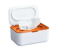 Wet Wipes Box, Wet Wipe Dispenser for Baby and Adults, Refillable Wet Toilet Paper Box, Keeps Wipes Fresh, One-Handed , 19 x 13.5 x 7.5 cm