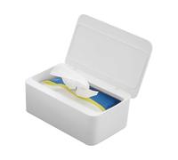 Wet Wipes Container - Baby Wipe Holder - Reusable Tissue Paper Storage Box for Nursery, Restaurant, Living Room, Desk, Bathroom, Toilet Counter, Bedroom, Car