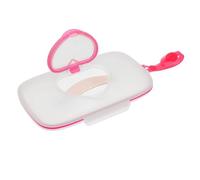 Wet Wipes Dispenser - Portable Lid Elbow, Sturdy Plastik Shell | Easy Access Fabric Holder with Sealed Cap