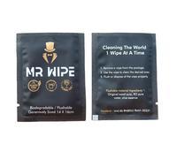 Wet Wipes For Men Gent Individually Wrapped Body Travel Flushable MR WIPE 50pc