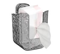 Wet Wipes Storage Case, Suction Cup Wall Mounted Tissue Box Tissue Holder, Large Opening Refillable Toilet Wipes Container, Transparent Wipes Dispenser for Bathroom Kitchen Storage & Oorganization
