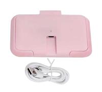 Wet Wipes Warmer, 100g Ultra Thin Wet Wipes Warmer with Timer, Light Change Portable Wipes Warmer, USB Charging Wipes Dispenser