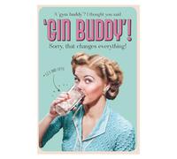 Wet Your Whilst, Funny Birthday Card, A Gym Buddy? I Thought You Said 'Gin Buddy'! Happy Birthday Card for Her, Generic Birthday Card