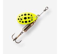 Weta + #2 Yellow Black Dots Predator Fishing Spinner