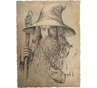 Weta Workshop Der Hobbit Portrait Of Gandalf The Grey Poster 21x28 Cm
