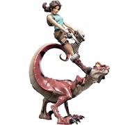 Weta Workshop Tomb Raider Mini Epics Vinyl Lara Croft & Raptor Figure 24 Cm Pink