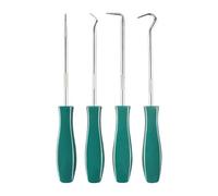 Wetado Pick and Hook Set,4 Pcs Automotive Pick Tool Set for Car Auto Oil Seal/O-Ring Seal Gasket Pick Mini Hooks Puller Remover Green