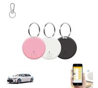 Wetag Mini Tracker, Wetag Mini Intelligent Bluetooth Trackers, Car Locator Tracker, Micro GPS Tracking Device, Mini Magnetic GPS Tracker for Keys, Pets, Luggage, Satchel and Backpack (3Pcs A)
