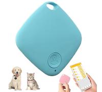 Wetag Mini, Wetag Mini Tracker, Bluetooth Pet Wireless Tracker, Real-Time Keys Finder and Item Locator, Works with Most Mobile Phone Systems, for Keys, Luggage, Satchel, Car, Pet & More (Blue)