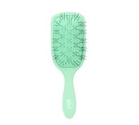 WetBrush Go Green Paddle Detangler for Thick Hair with Unique Cluster Patterns of Soft Intelliflex Bristles to Gently Separate the Thickest of Hair with Ease, Green