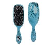 WetBrush Shine Enhancer Paddle Brush with Soft Intelliflex and Natural Boar Bristles to Help Distribute Hairs Natural Oils, Wet Brush Detangler Is Gentle on Hair, Terrain Textures, Artic Blue