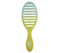 WetBrush Speed Dry Detangler with Heat Resistant Heatflex Bristles and Open Vent Design to Dry Hair Faster, For All Hair Types, Feel Good Ombre Collection, Green and Blue