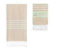 WETCAT Turkish Beach Towel Oversized (38"x71") 100% Turkish Cotton, Made in Turkey - Sand Free, Extra Large, Ultra Soft, Quick Drying, Compact & Lightweight for Travel - Sand