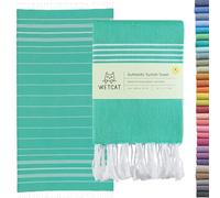 WETCAT Turkish Beach Towel Oversized 38x71 100% Cotton Sand Free Quick Dry Extra Large Light Travel Towel for Adults Beach Accessories Gifts - Mint Green