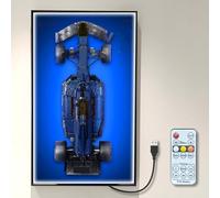 WETCEAOM Display Wallboard Compatible with Lego Technic 42206 with LED Light, Compatible with F1 Car Frame, Wall Art Compatible with Lego Car Wall Mount Display Lover(No Model!)