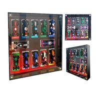 WETCEAOM Display Wallboard®️ for Lego 71049 - F1 Race Cars, Frame for Lego Car Wall Mount Display Lover, Models not Included, Size:10.63×10.63×1.97 inches (Black)