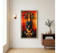 WETCEAOM LED Lighted Display Wallboard Compatible with Lego Technic McLaren MCL39 42228 Car Wall Display, Compatible with Lego Car Wall Mount Frame, 3-Color 4-Mode COB Lighting Remote, (No Model!)