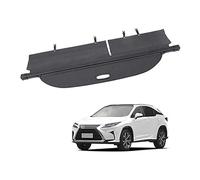 WETCL Car Rear Trunk Cargo Cover for Lexus RX Rx270 Rx350 Rx450H 2010-2015, Auto Luggage Cargo Shield Cover Retractable Boot Shelves Shield Panel Accessories,Black