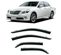 WETCL Rain Guards for Toyota Crown MK13-S200 2008-2012, Window Visor Durability Waterproof Vent Visors Sun Wind Rain Guard Shield Car Accessories