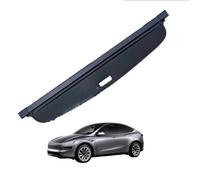 WETCL Rear Trunk Parcel Shelf for Tesla Model Y 2025, Car Trunk Retractable Cargo Cover Waterproof Rear Trunk Curtain Shelves Accessories,Carbon fiber material
