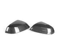 WETCL Wing Mirror Cover Cap for Audi Q7 SQ7 4M 45 50 55 60 4.0 TDI TFSI TDI Quattro S Line 2016-2024, Door Rearview Mirror Cover Waterproof Side Mirror Cover Cap Car Accessories,Carbon Fiber