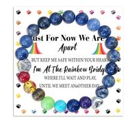 WETDNGQI Inspirational Birthday Gifts Healing Stone Bracelets for Women Best Sister Girls, 3x3 inches, cats eye